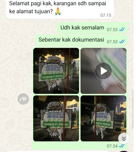Pengiriman Papan Bunga Selamat Central Park