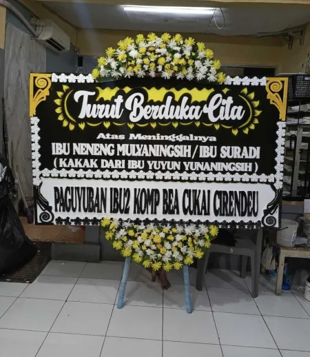 Papan Bunga Duka Central Park